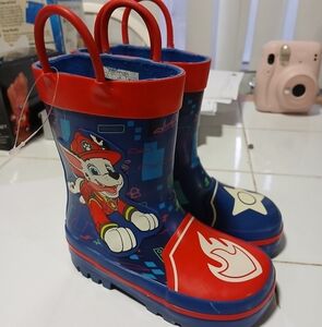 Nickelodeon Unisex-Child Paw Patrol Rain Boots Size 5/6 Spin Master never used